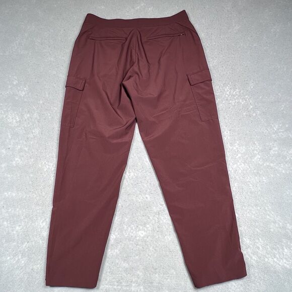 Athleta Pants Womens Size 8P Cognac Brown Uptown Ankle Pant Pockets S/530632-01 - Picture 10 of 14
